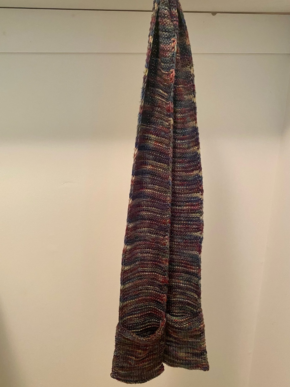 Multi-Color Women’s Scarf With Pockets - Picture 2 of 4